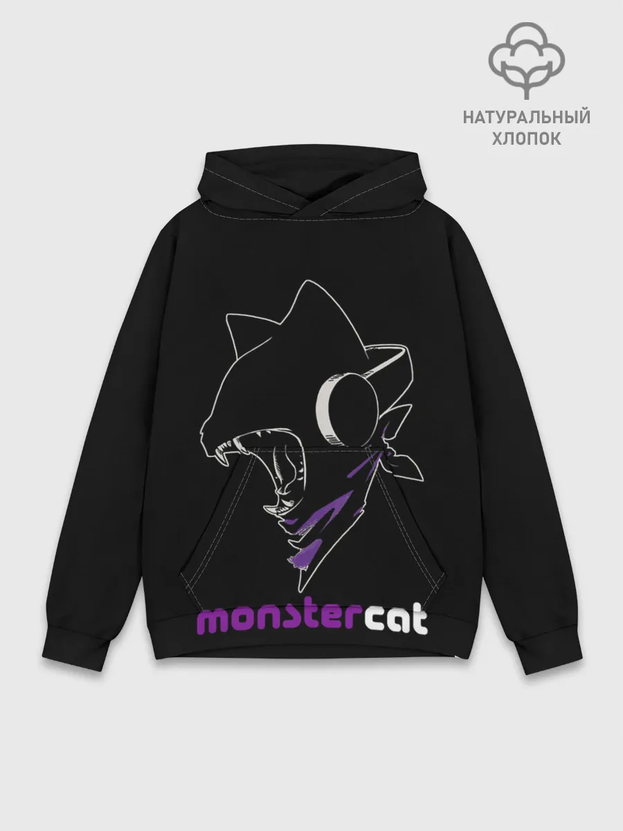 Худи мужской база хлопок / Monstercat