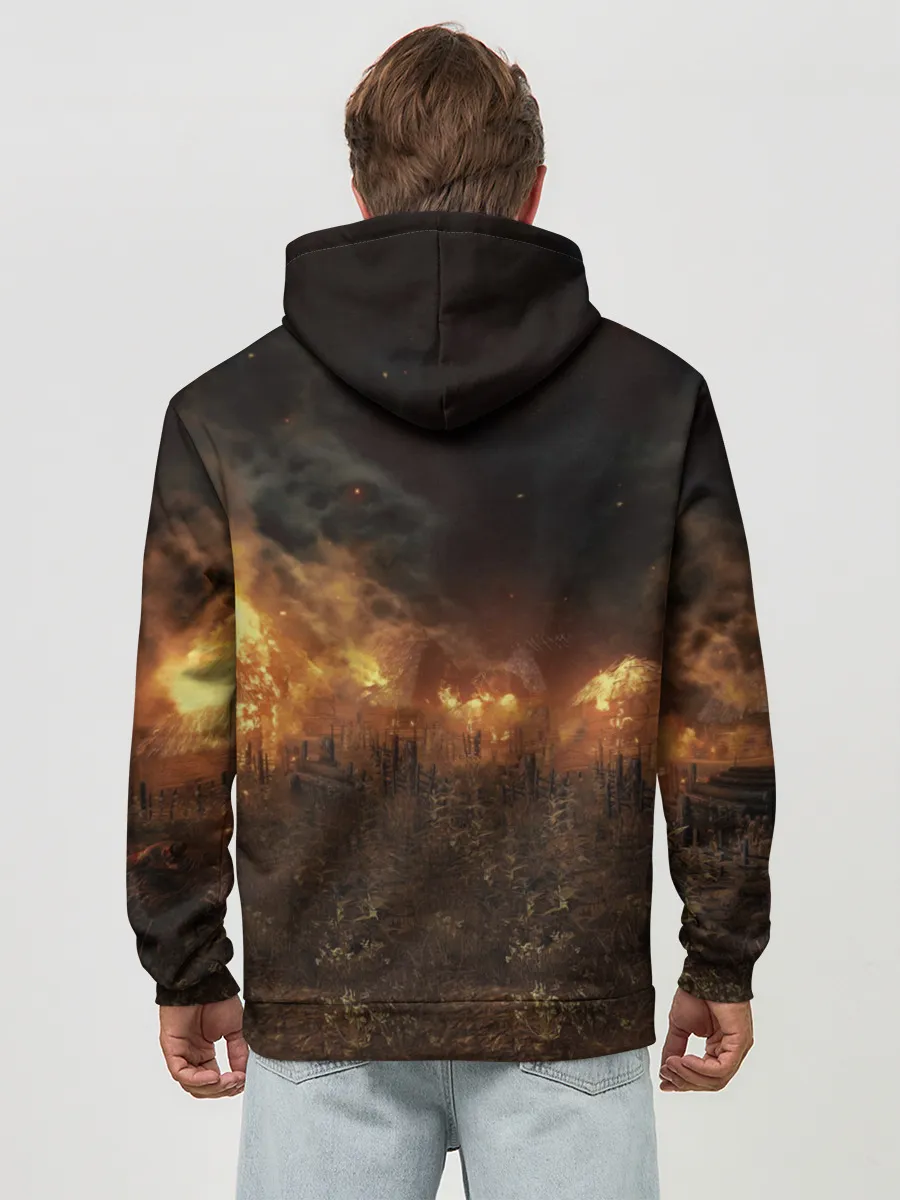 Худи мужской база хлопок / The witcher