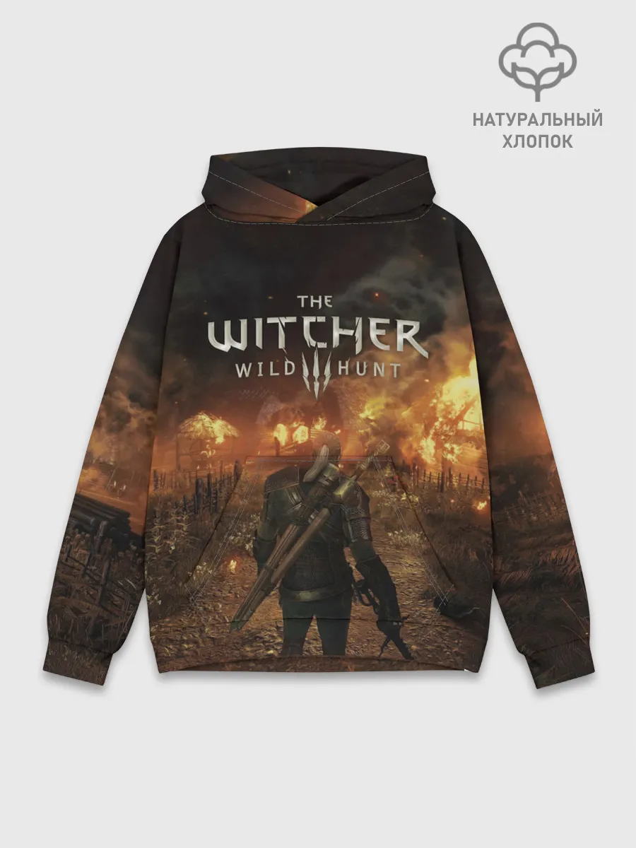 Худи мужской база хлопок / The witcher