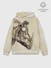 Худи мужской база хлопок / Носорог