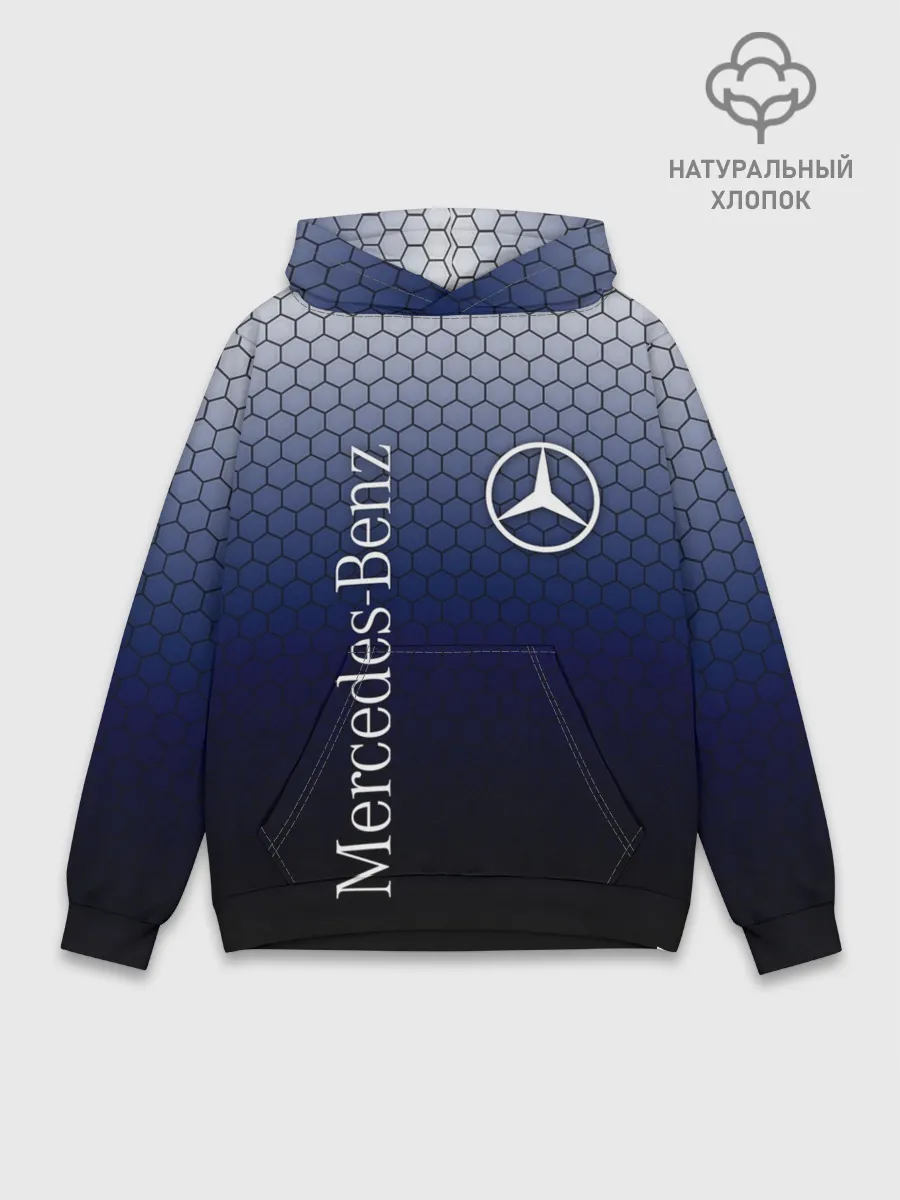 Худи мужской база хлопок / MERCEDES