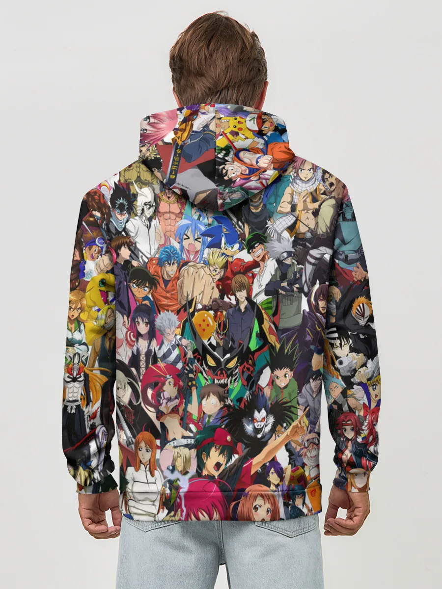 Худи мужской база хлопок / ANIME HEROES | АНИМЕ ГЕРОИ