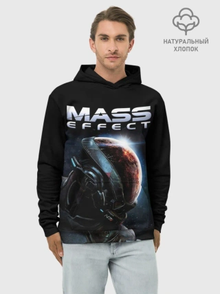 Худи мужской база хлопок / Mass Effect