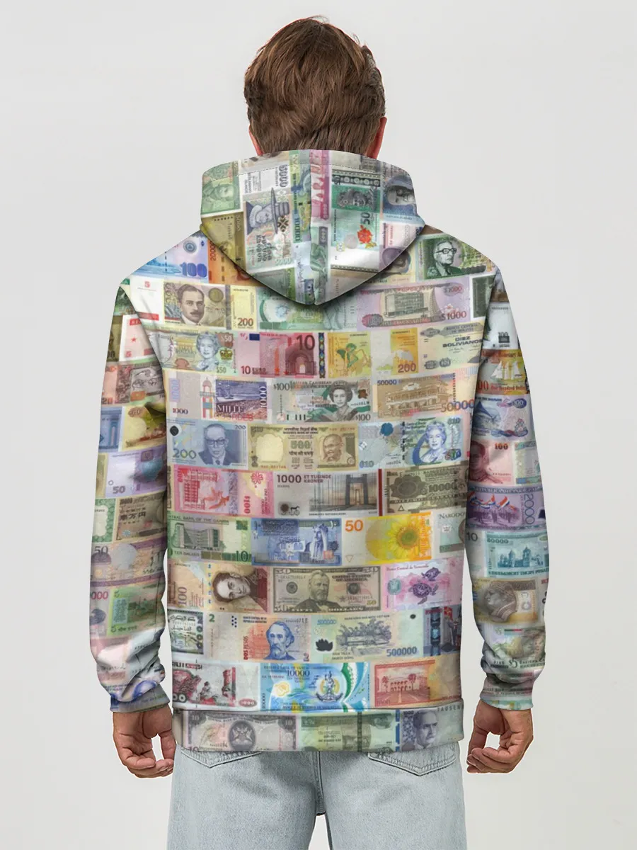 Худи мужской база хлопок / Деньги мира