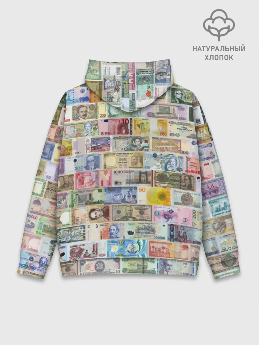 Худи мужской база хлопок / Деньги мира