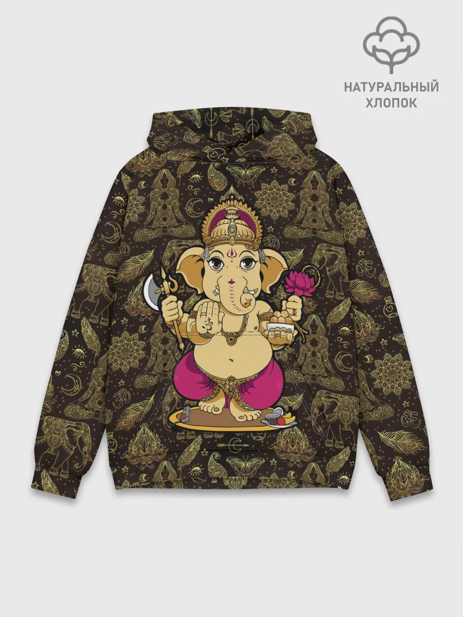 Худи мужской база хлопок / Ganesha