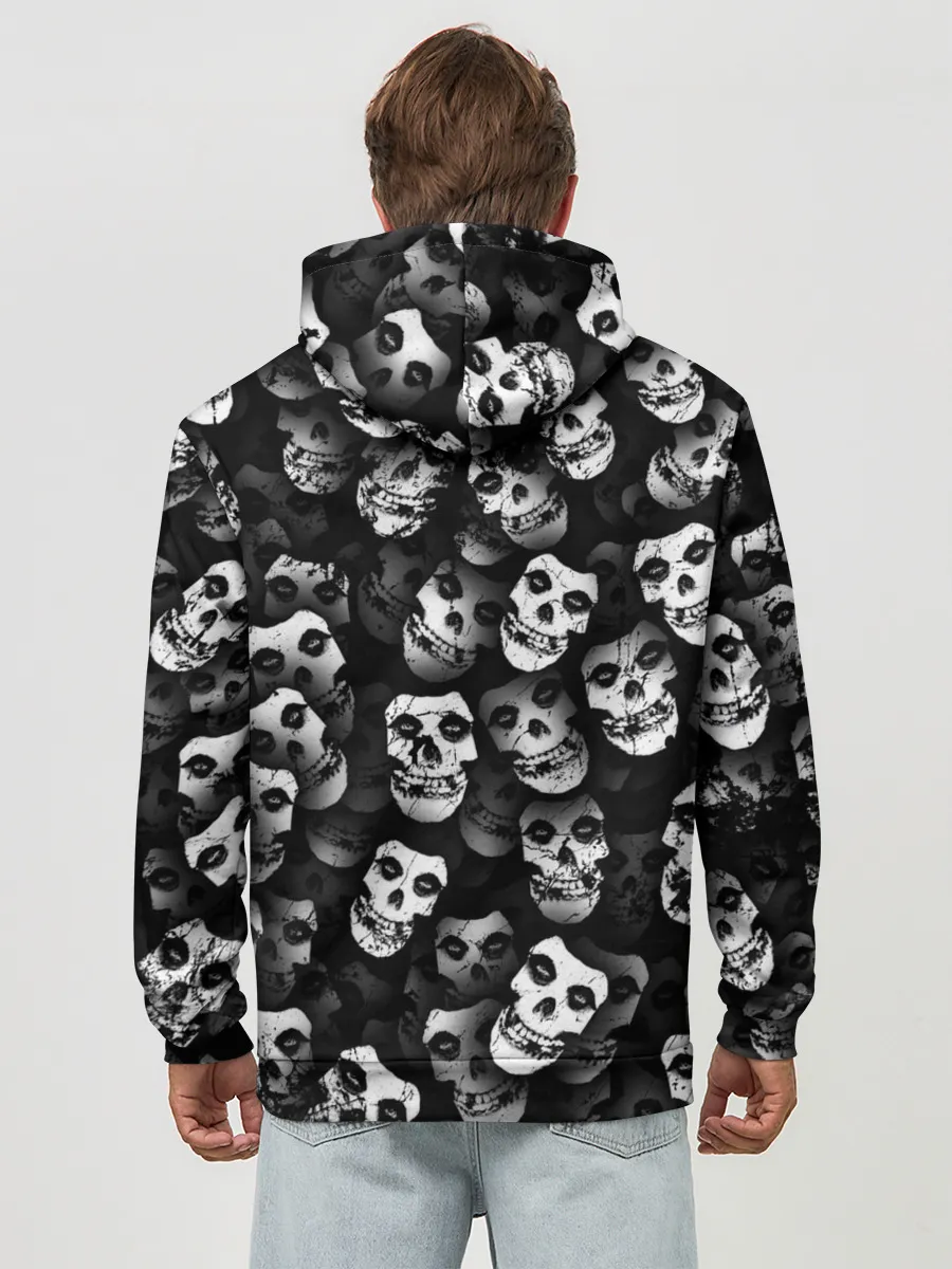 Худи мужской база хлопок / Призраки Мисфитс