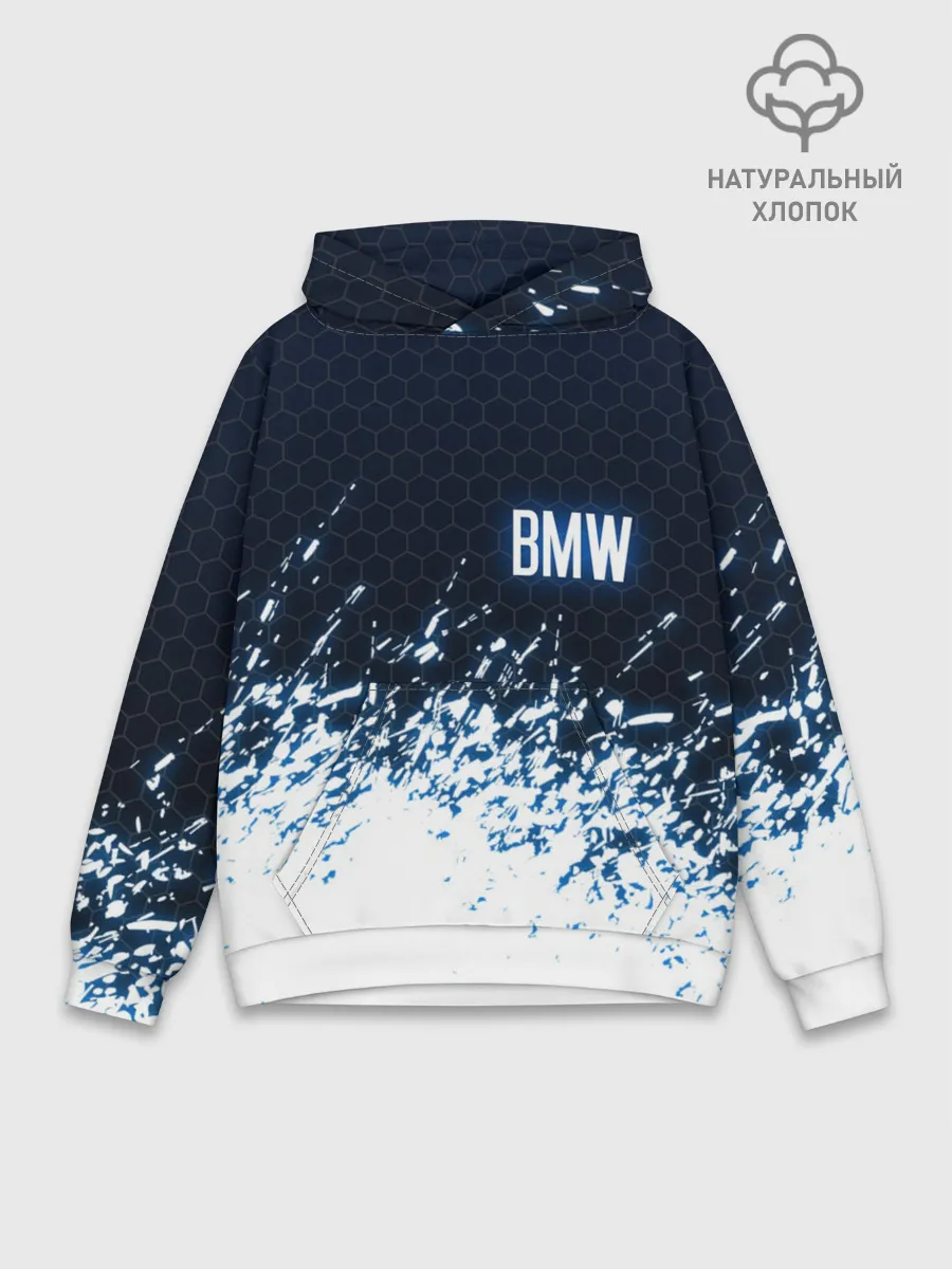 Худи мужской база хлопок / BMW