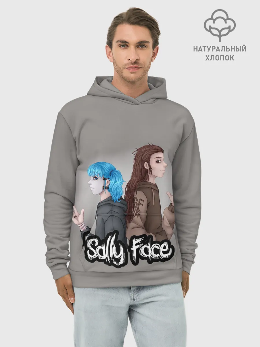Худи мужской база хлопок / Sally Face