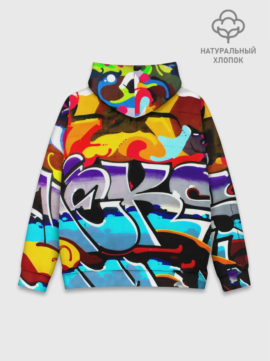 Худи мужской база хлопок / urban neon