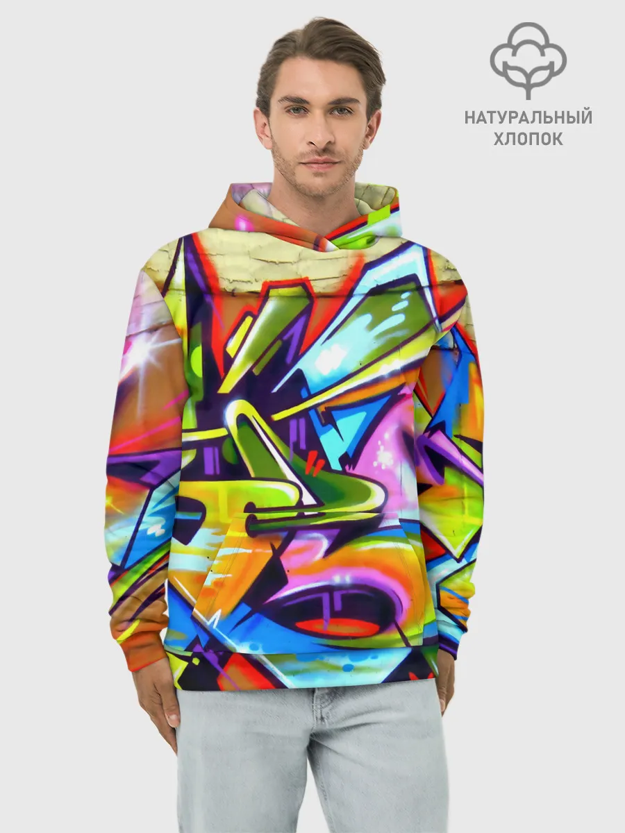 Худи мужской база хлопок / Кислота