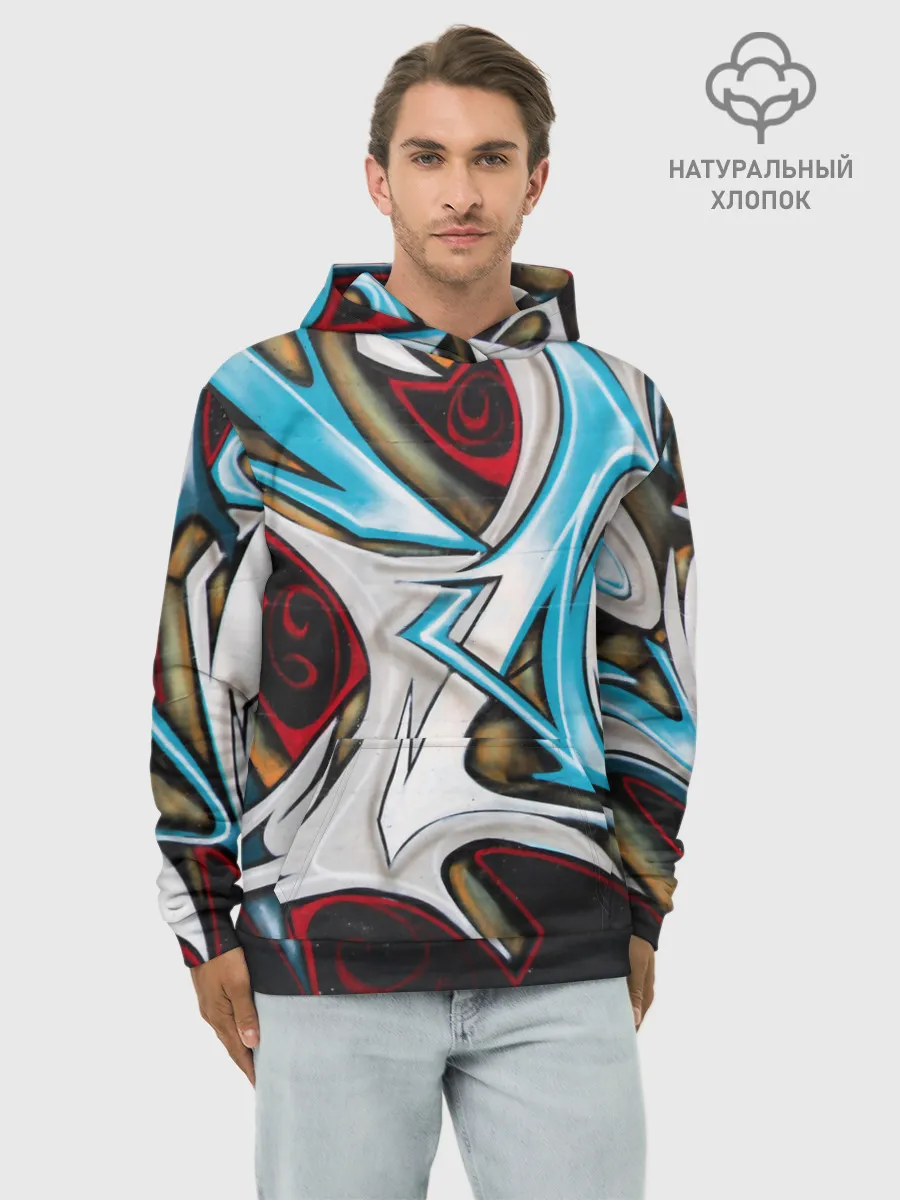 Худи мужской база хлопок / Стиль улицы