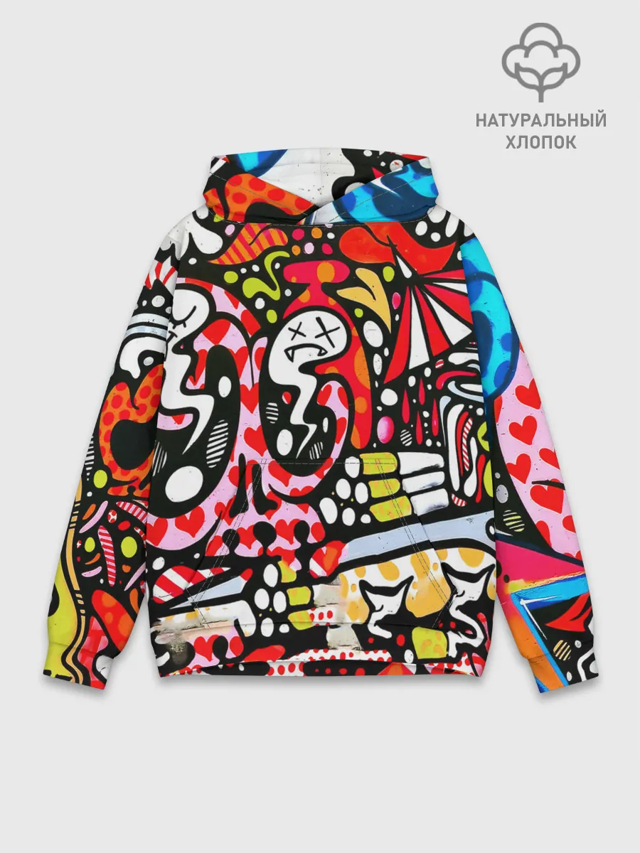 Худи мужской база хлопок / Современное искусство