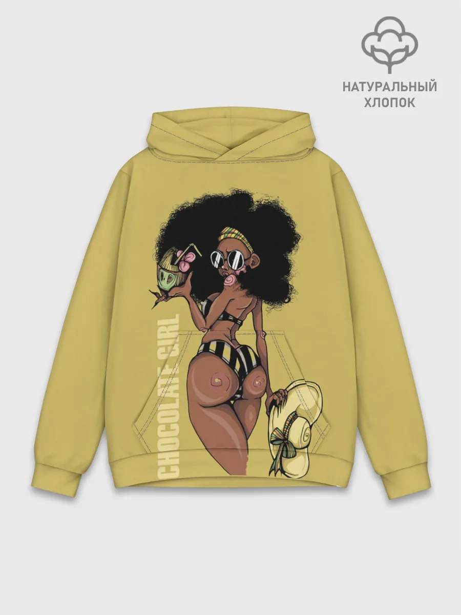 Худи мужской база хлопок / Chocolate girl