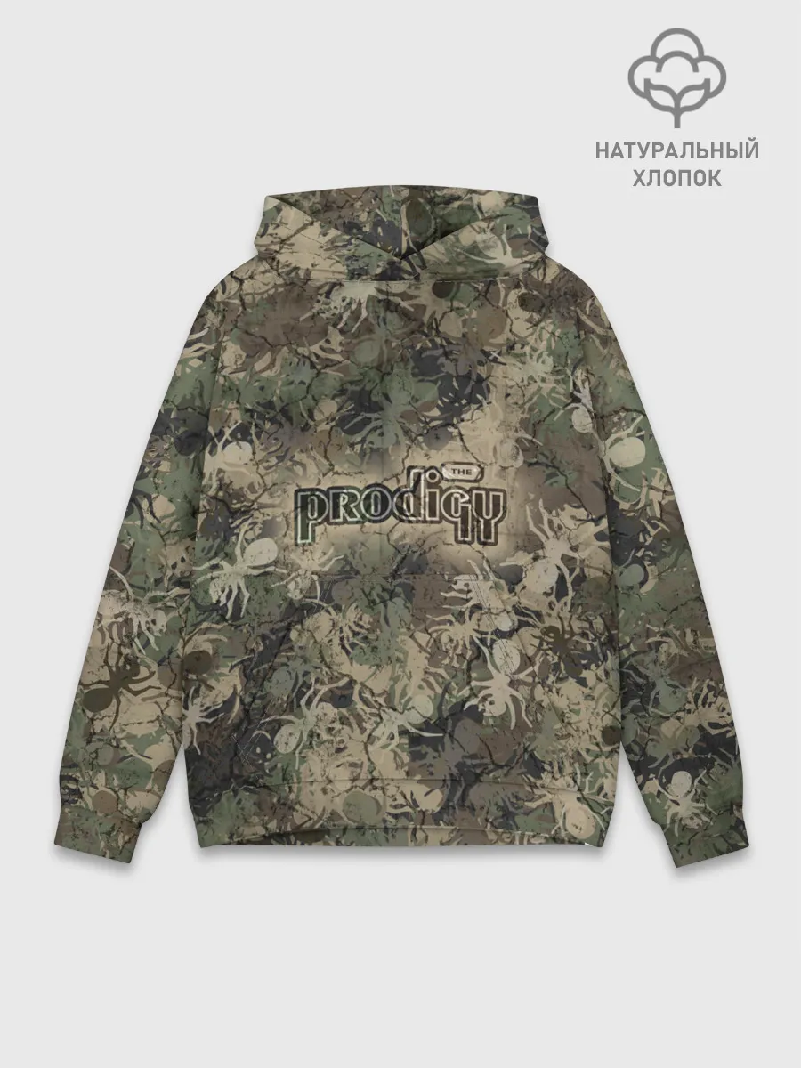 Худи мужской база хлопок / Камуфляж Prodigy