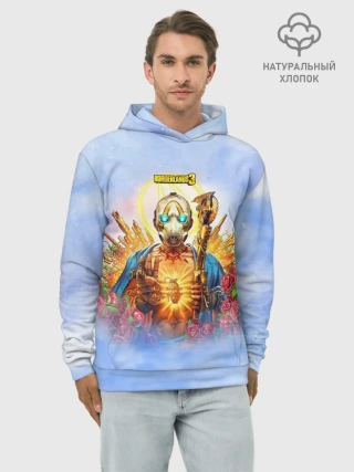 Худи мужской база хлопок / Borderlands 3