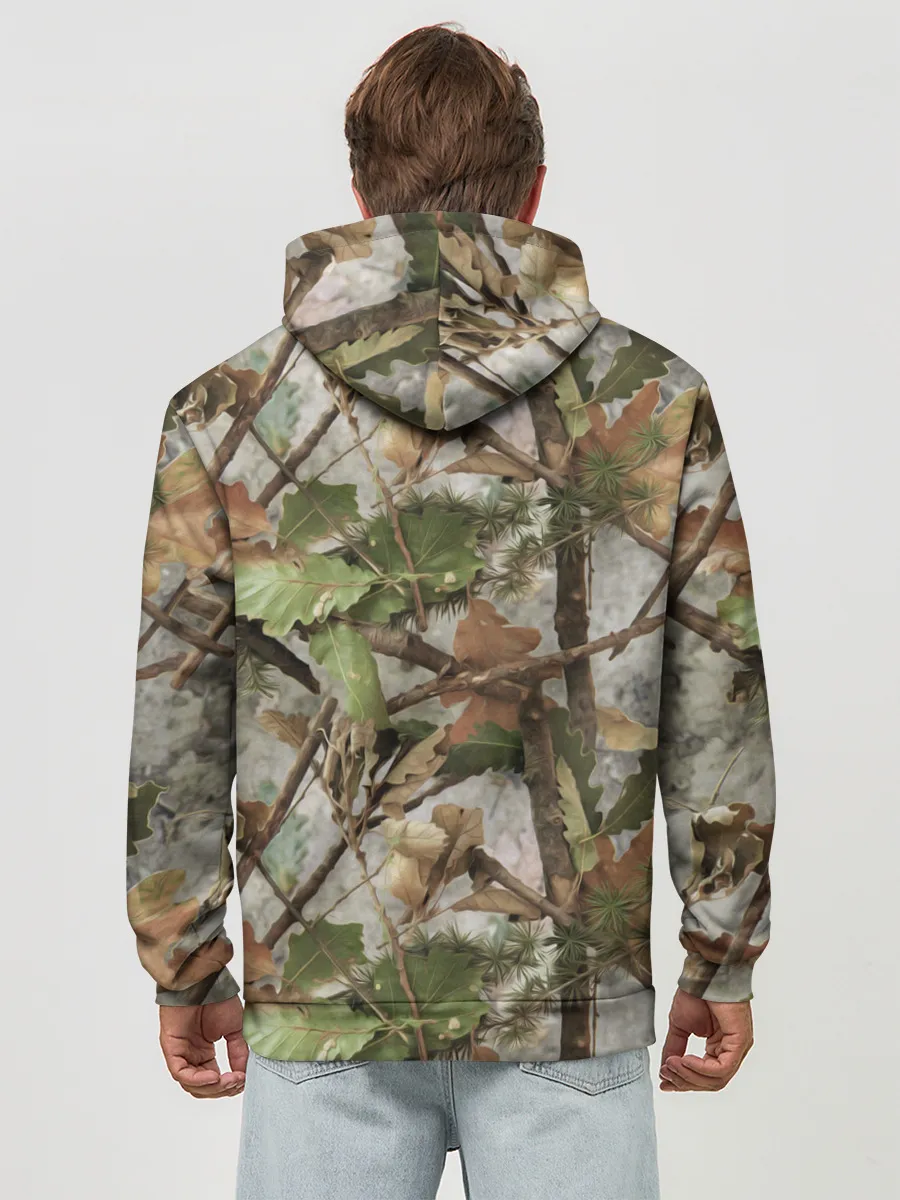 Худи мужской база хлопок / Камуфляж