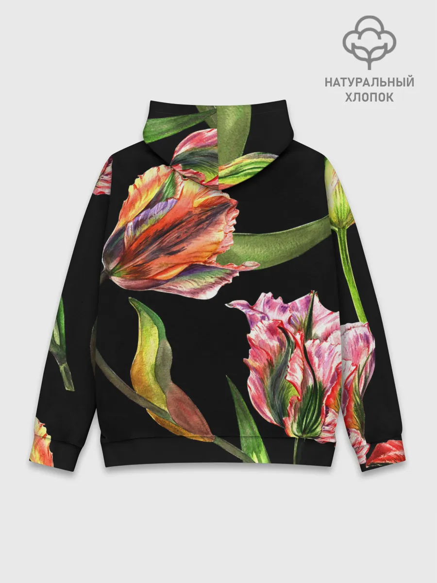 Худи мужской база хлопок / Тюльпан