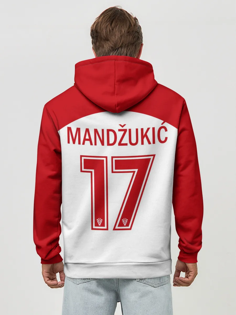 Худи мужской база хлопок / Марио Манджукич