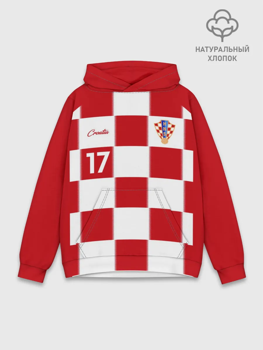 Худи мужской база хлопок / Марио Манджукич