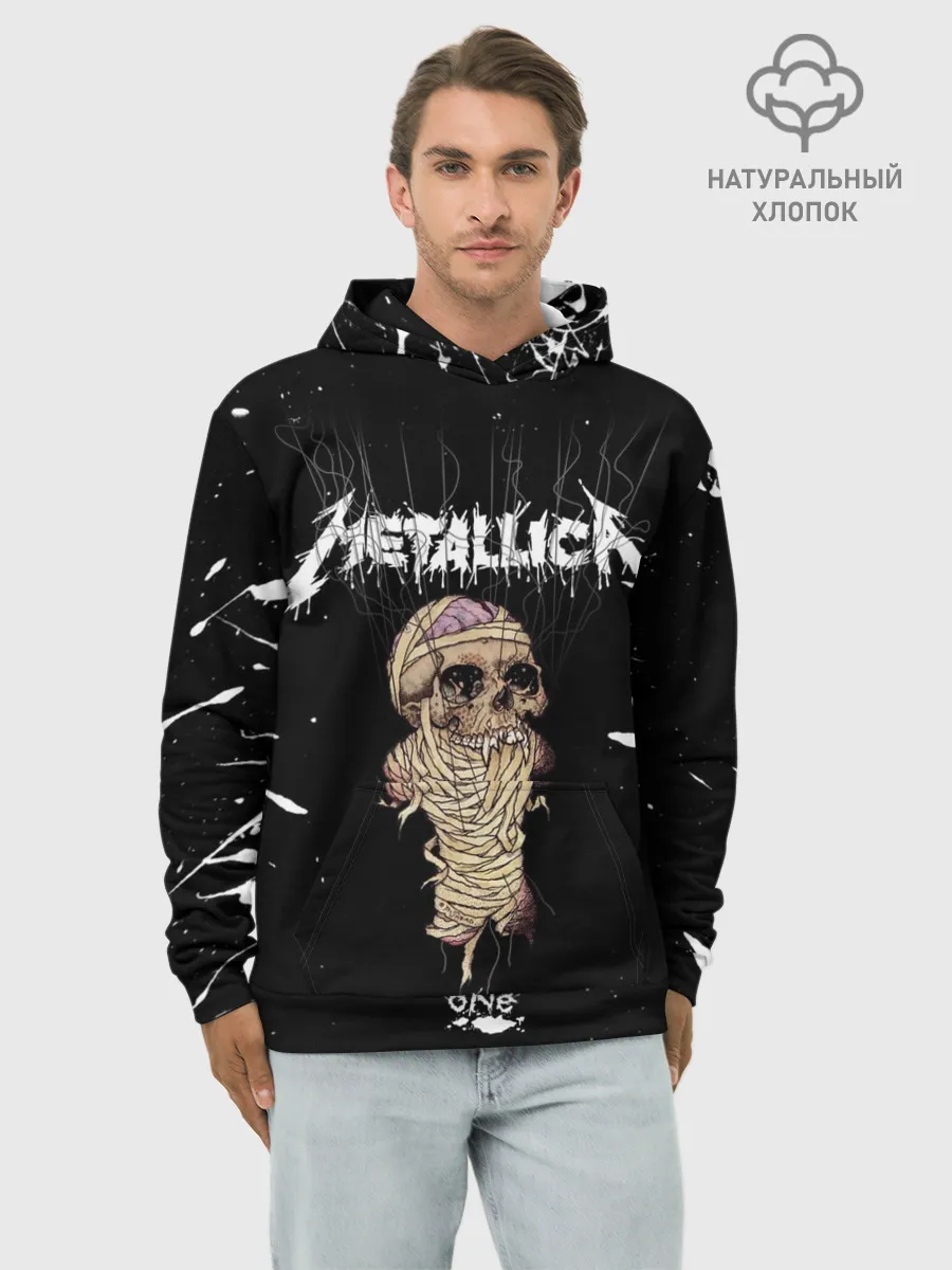 Худи мужской база хлопок / METALLICA