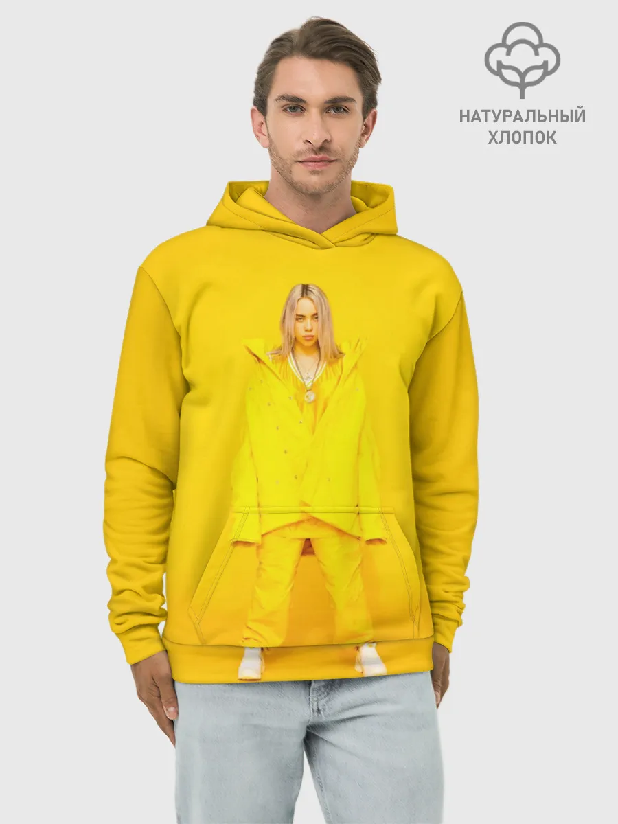 Худи мужской база хлопок / Billie Eilish