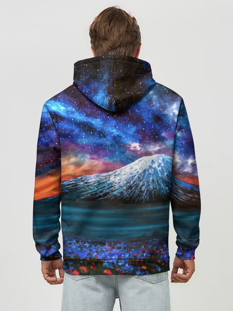 Худи мужской база хлопок / Космос