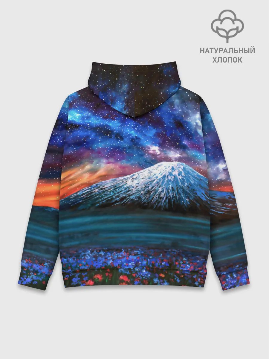 Худи мужской база хлопок / Космос