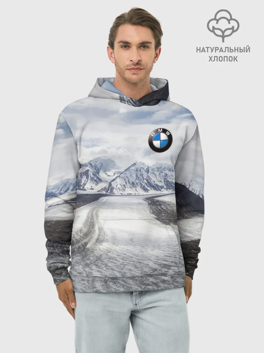 Худи мужской база хлопок / BMW