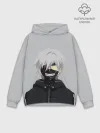 Худи мужской база хлопок / Kaneki Ken в маске