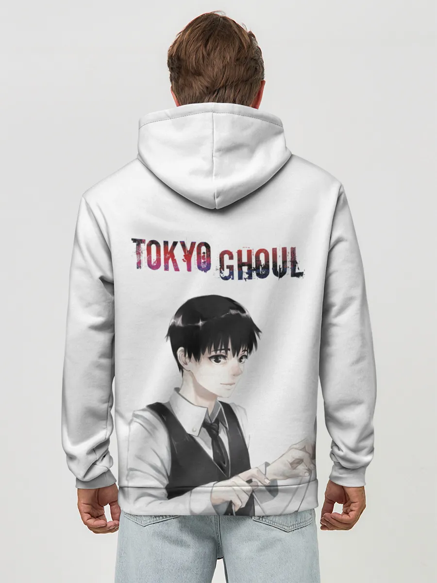 Худи мужской база хлопок / Kaneki Ken в профиль