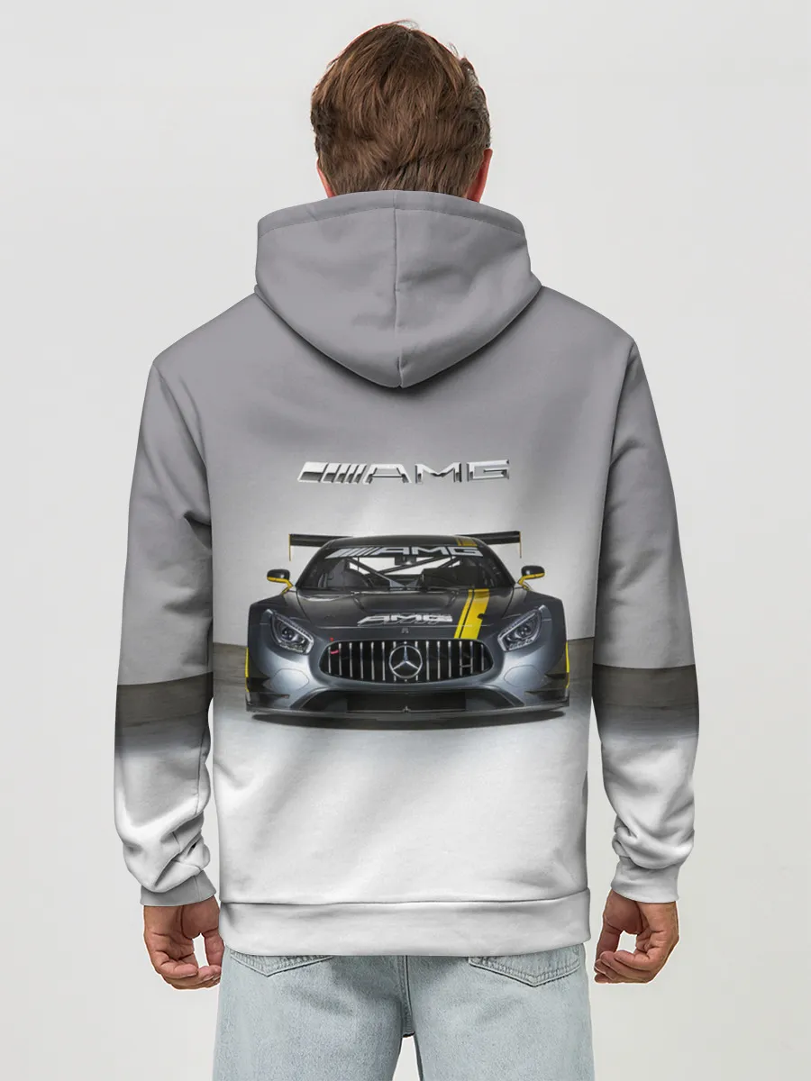 Худи мужской база хлопок / AMG Motorsport