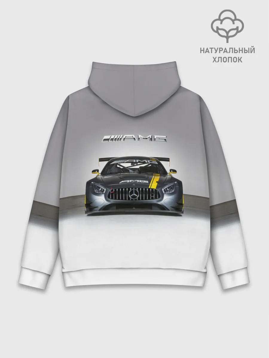 Худи мужской база хлопок / AMG Motorsport