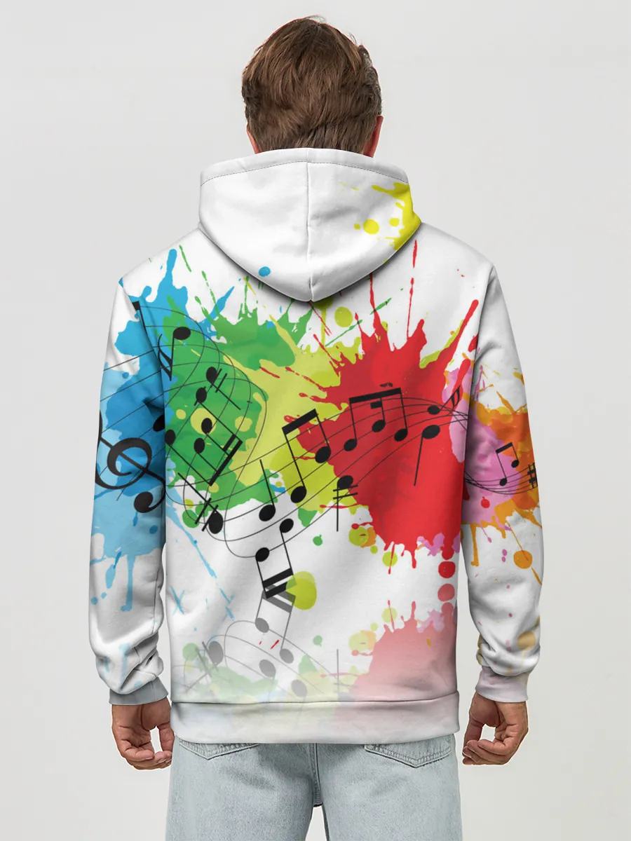 Худи мужской база хлопок / Ноты color