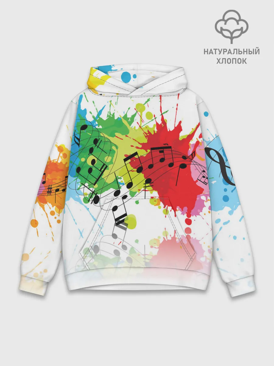 Худи мужской база хлопок / Ноты color