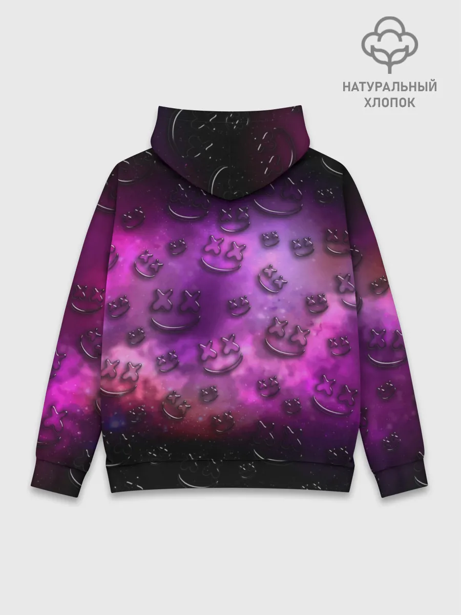 Худи мужской база хлопок / Alan Walker & Marshmello