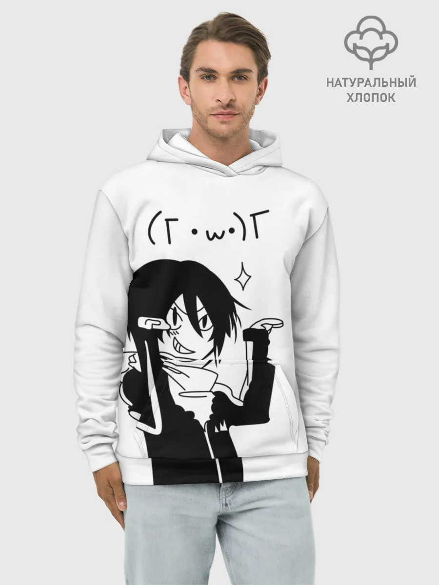 Худи мужской база хлопок / KAWAII YATO