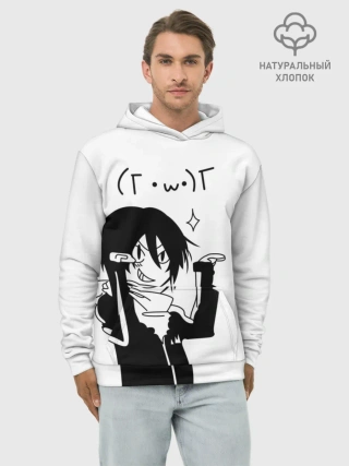 Худи мужской база хлопок / KAWAII YATO