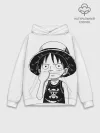 Худи мужской база хлопок / палец в носу One Piece