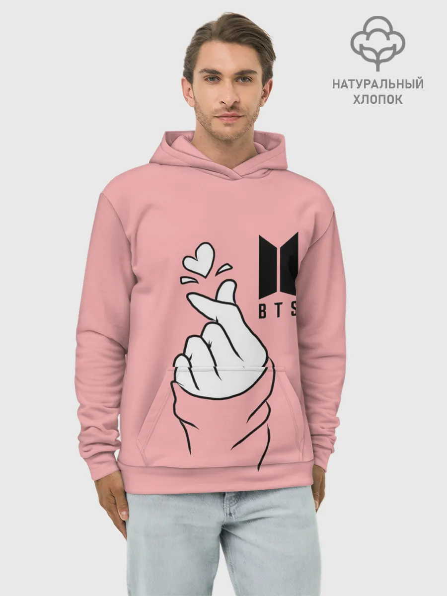 Худи мужской база хлопок / BTS