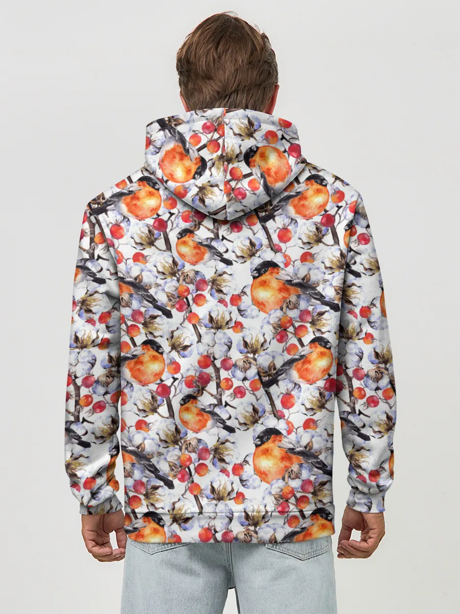 Худи мужской база хлопок / Снегири