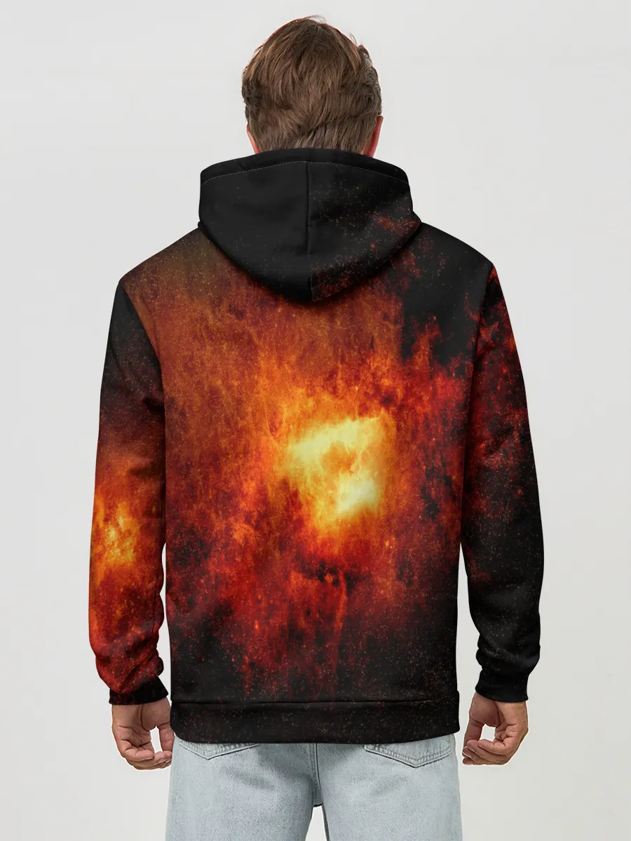 Худи мужской база хлопок / Черная дыра