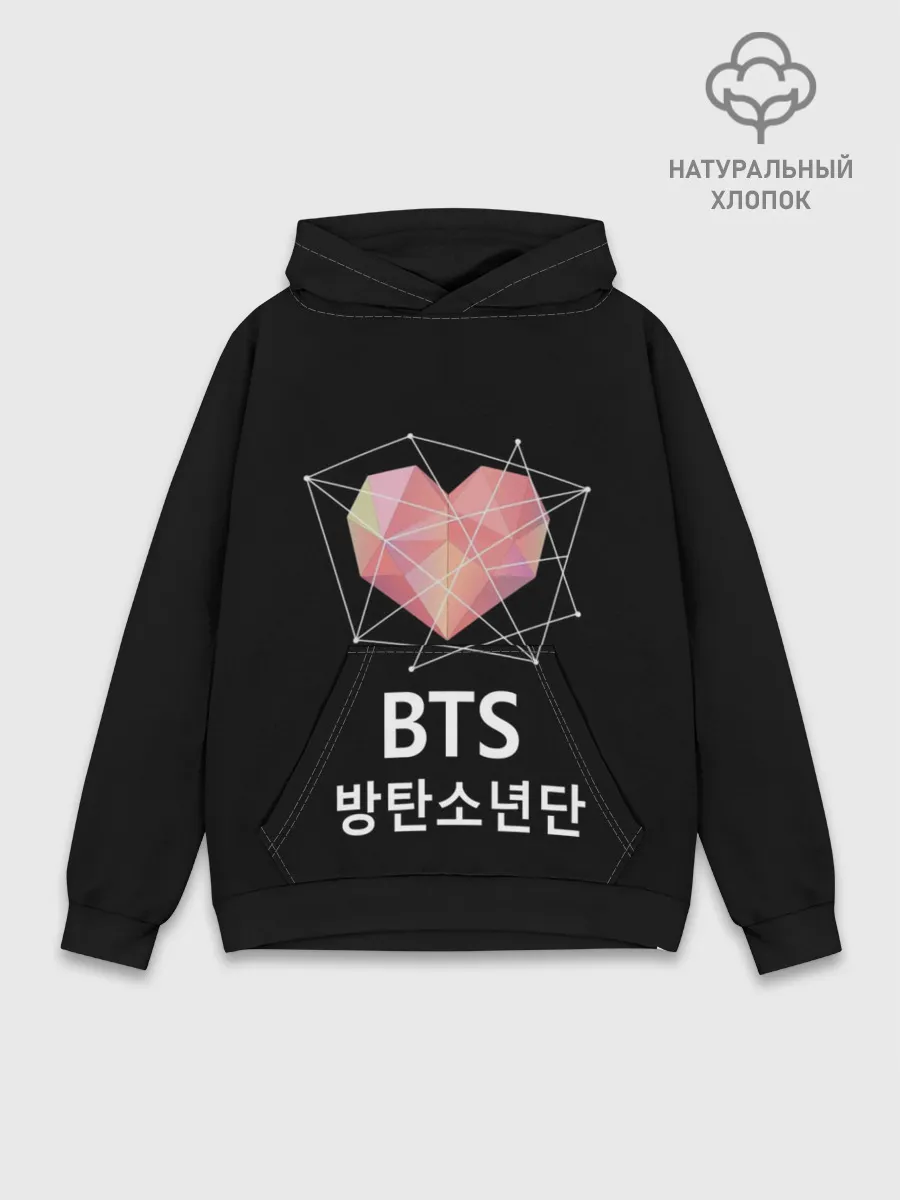 Худи мужской база хлопок / BTS