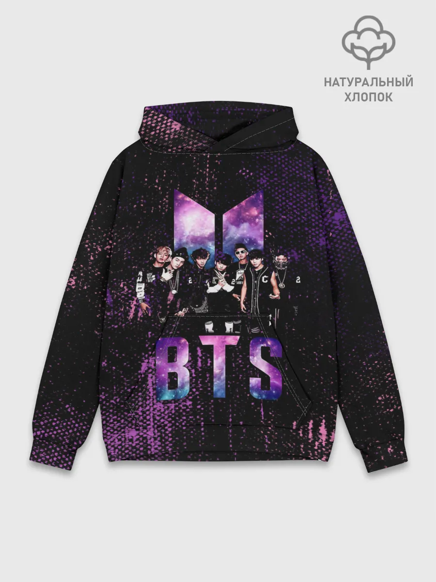 Худи мужской база хлопок / BTS