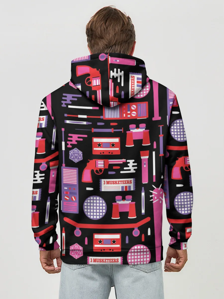 Худи мужской база хлопок / STRANGER THINGS STARTER PACK