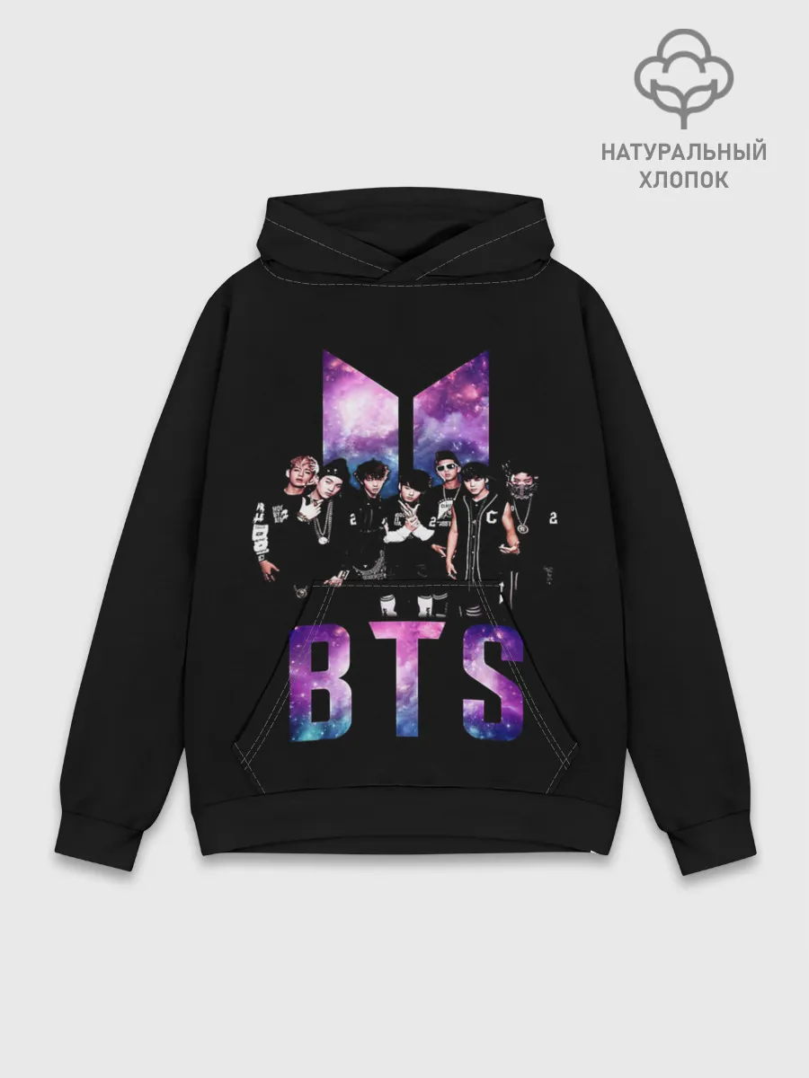 Худи мужской база хлопок / BTS ARMY