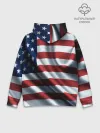 Худи мужской база хлопок / Символика Америки