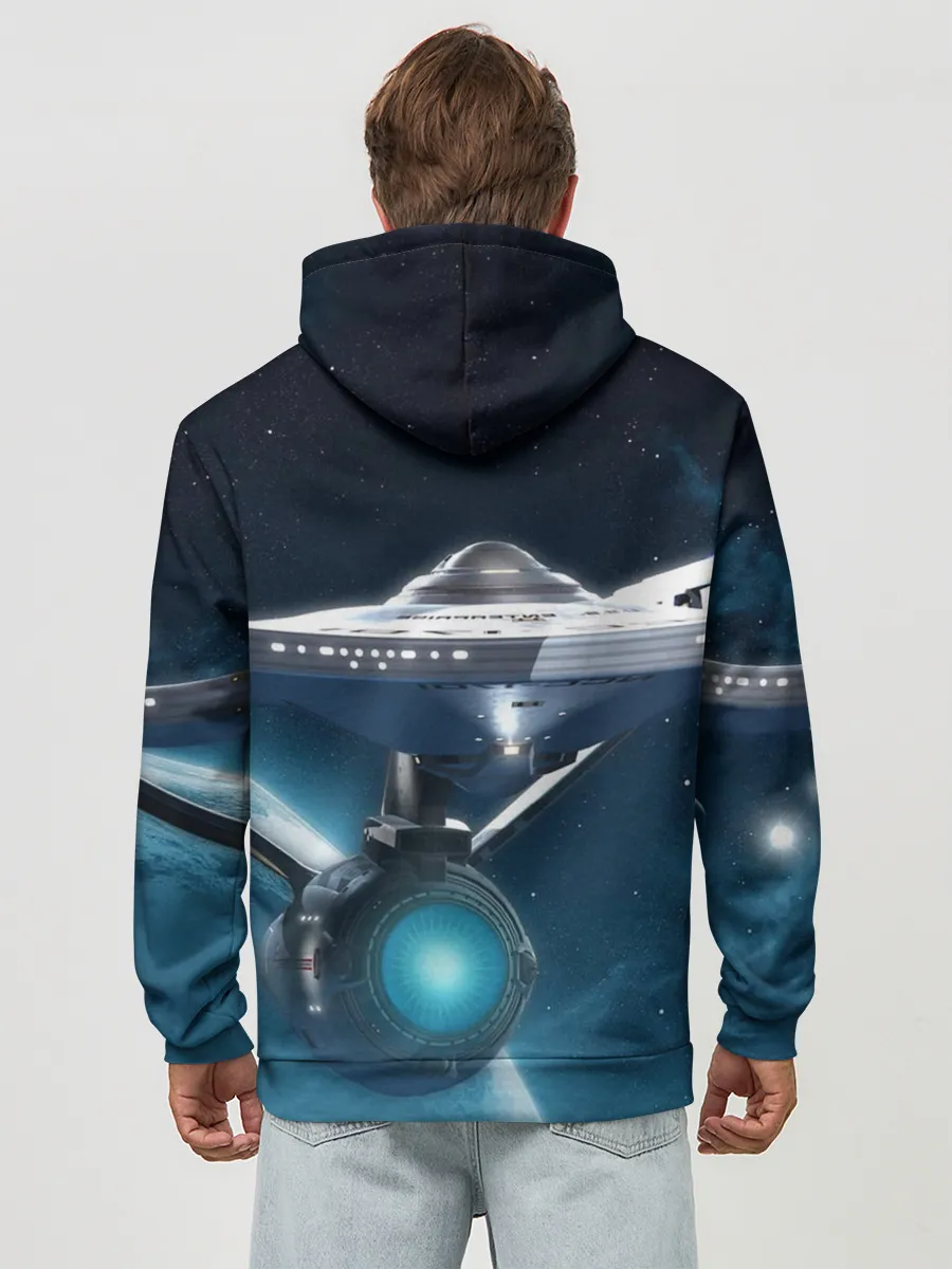 Худи мужской база хлопок / Star Trek