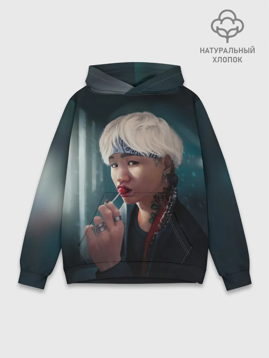 Худи мужской база хлопок / Suga