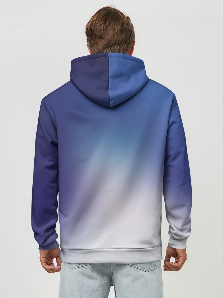 Худи мужской база хлопок / BTS Blue